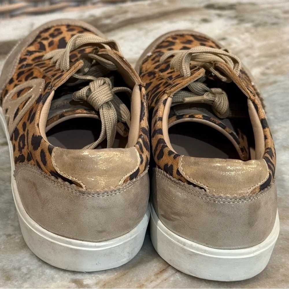Kids ELEPHANTITO All American leopard sneakers- Size US 2/EU 33